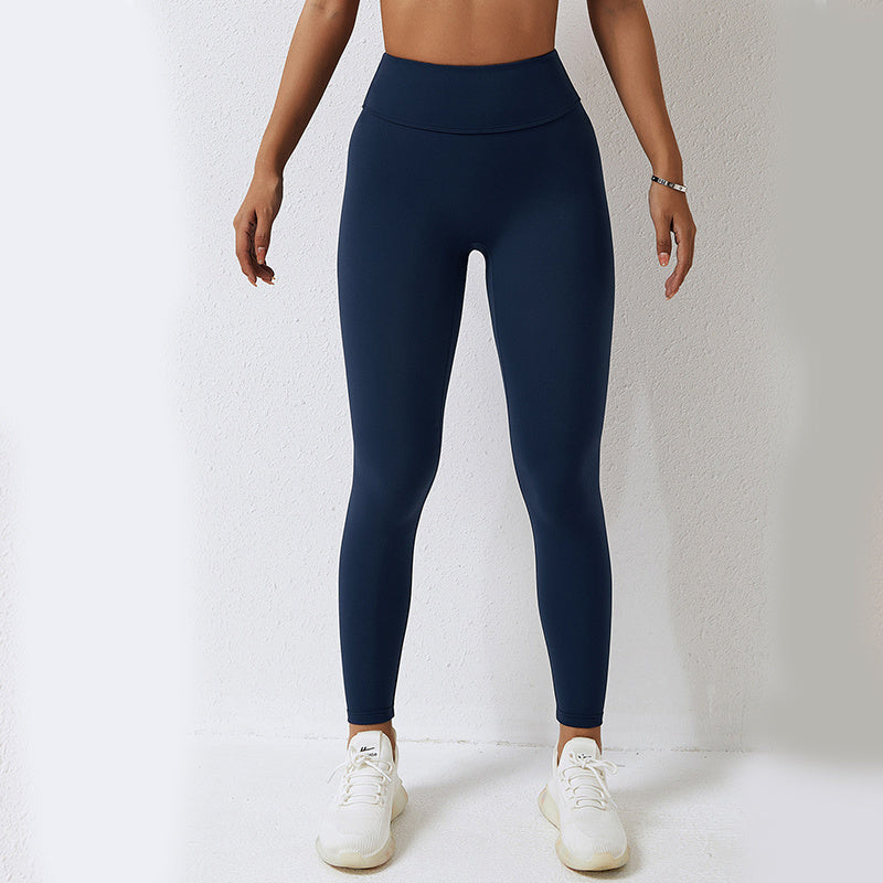 Women's Peach Hip Fitness Pants High Waist Bright Color